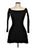 Zara Solid Black Cocktail Dress Size L - photo 1