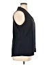 Nic + Zoe 100% Polyester Black Sleeveless Blouse Size XL - photo 4