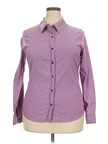 Isaac Mizrahi for Target Long Sleeve Button-Down Shirt (view 1)