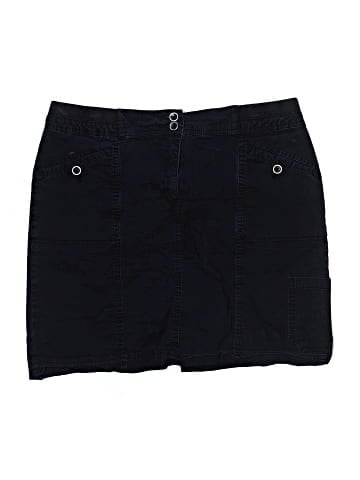 Karen Scott Denim Skirt (view 1)