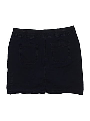 Karen Scott Denim Skirt (view 2)