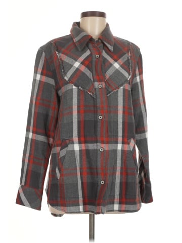 CAbi Long Sleeve Button-Down Shirt (view 1)