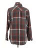 CAbi Plaid Gray Long Sleeve Button-Down Shirt Size M - photo 2