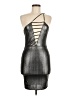 Sorella Metallic Silver Cocktail Dress Size M - photo 1