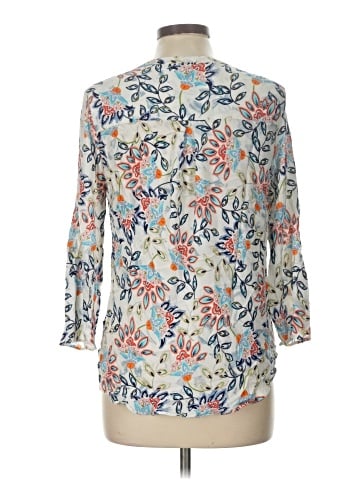 Pale Sky 3/4 Sleeve Blouse (view 2)