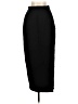 Classiques 100% Acetate Solid Black Casual Skirt Size 4 - photo 1