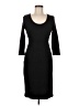 Boston Proper Solid Black Cocktail Dress Size 6 - photo 1