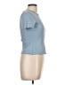 Shein Blue Short Sleeve Turtleneck Size L - photo 4