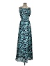 Unbranded Print Blue Casual Dress Size S - photo 1