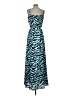 Unbranded Print Blue Casual Dress Size S - photo 2
