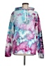 Adasa Tie-dye Purple Pullover Hoodie Size M - photo 1