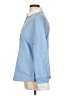 Unbranded 100% Cotton Color Block Blue Long Sleeve Blouse Size L (estimated) - photo 5