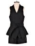 Cameo Solid Black Romper Size M - photo 1