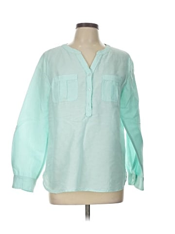 Talbots Outlet 3/4 Sleeve Blouse (view 1)