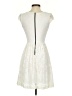 Unbranded 100% Polyester Ivory Cocktail Dress Size XS - photo 2