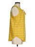 PREMISE 100% Polyester Yellow Sleeveless Blouse Size M - photo 4