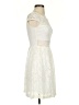 Unbranded 100% Polyester Ivory Cocktail Dress Size XS - photo 4