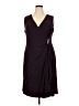 R&M Richards Burgundy Cocktail Dress Size 18w - photo 1