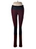 Mondetta Color Block Burgundy Active Pants Size S - photo 1