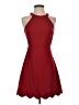 Lulus Solid Burgundy Cocktail Dress Size S - photo 1