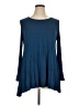 Popana Blue Long Sleeve Blouse Size XL - photo 1