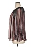 Alyx 100% Polyester Stripes Brown 3/4 Sleeve Blouse Size 1X - photo 5