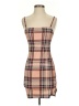 Shein Plaid Tan Casual Dress Size 2 - photo 1