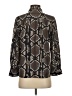 Marc Jacobs 100% Silk Brown 3/4 Sleeve Silk Top Size 4 - photo 2