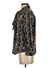Marc Jacobs 100% Silk Brown 3/4 Sleeve Silk Top Size 4 - photo 5