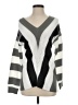 Unbranded 100% Acrylic Chevron-herringbone Gray Pullover Sweater Size S - photo 1
