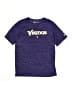 NFL 100% Polyester Purple Short Sleeve T-Shirt Size XL (kids) - photo 1