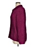 Rafael 100% Polyester Burgundy Long Sleeve Blouse Size XL - photo 5