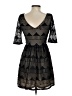 BCX 100% Polyester Chevron-herringbone Black Cocktail Dress Size S - photo 2