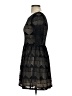 BCX 100% Polyester Chevron-herringbone Black Cocktail Dress Size S - photo 5