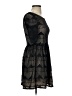 BCX 100% Polyester Chevron-herringbone Black Cocktail Dress Size S - photo 4