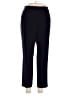 Armani Collezioni Solid Black Wool Pants Size 12 - photo 1