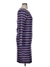 Lularoe Stripes Blue Casual Dress Size XL - photo 4