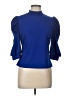 Unbranded Blue 3/4 Sleeve Top Size L - photo 1
