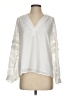 Vince Camuto 100% Polyester White Long Sleeve Blouse Size S - photo 1