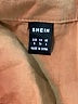 Shein 100% Cotton Brown Short Sleeve Button-Down Shirt Size 4 - photo 7