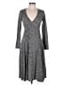 Max Mara Print Gray Black Casual Dress Size EU (IT) 46 / US 10 - photo 1