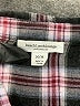 BeachLunchLounge Plaid Black Long Sleeve Blouse Size M - photo 7