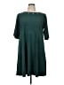 Elvi Solid Teal Casual Dress Size 16 - photo 1