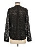 Ann Taylor Animal Print Black Long Sleeve Blouse Size M - photo 2