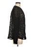 Ann Taylor Animal Print Black Long Sleeve Blouse Size M - photo 4
