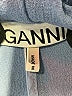 Ganni Solid Blue Casual Pants Size EU 38 / US 8 - photo 4