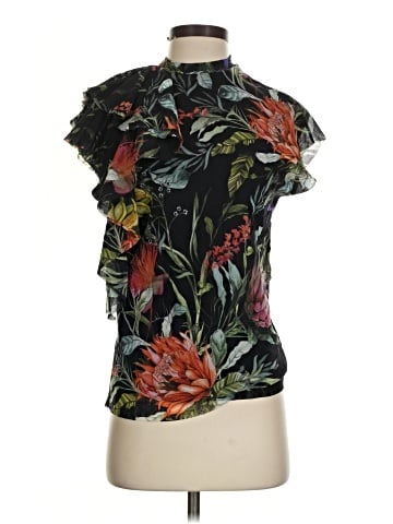 FUZZI Short Sleeve Blouse (view 1)