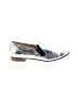Elizabeth and James Metallic Silver Flats Size 6 1/2 - photo 1