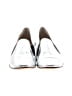 Elizabeth and James Metallic Silver Flats Size 6 1/2 - photo 2