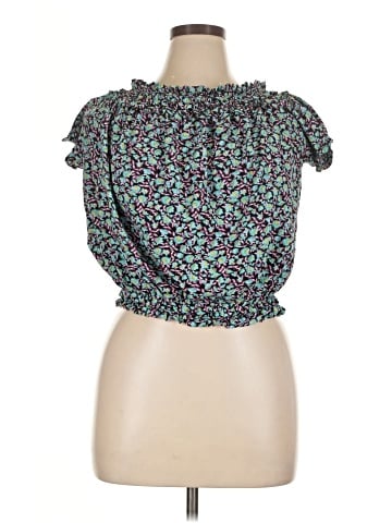 Cotton Bleu Sleeveless Blouse (view 1)